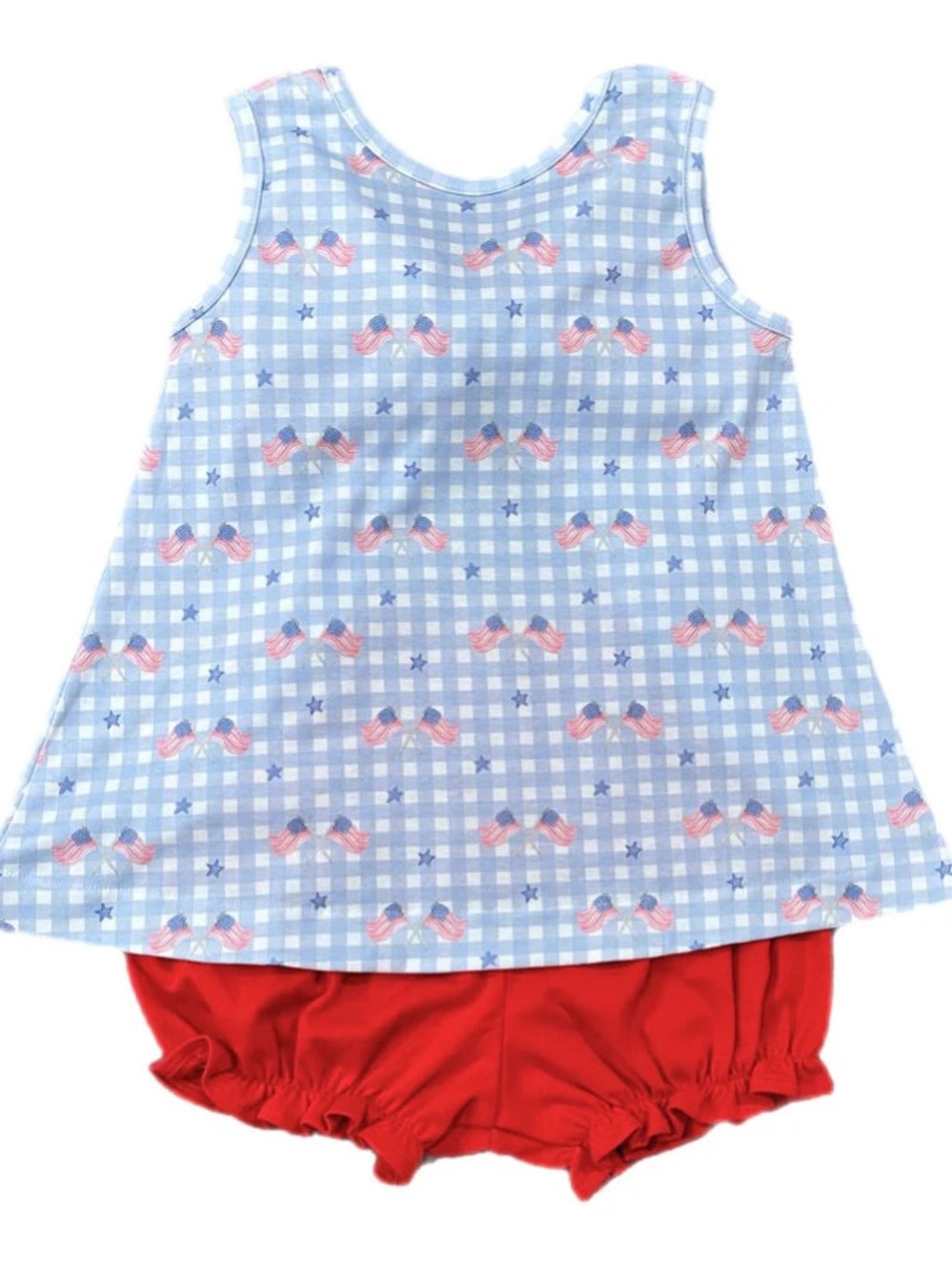 James and Lottie Patriotic Bloomer Set 2T